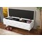 Baxton Studio Seine White Leather Contemporary Storage Ottoman 112-6001 - alternate 3